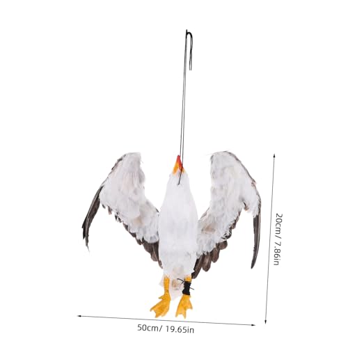 Mouette morte de simulation pour éloigner les oiseaux de la maison - 3
