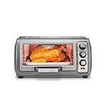 Hamilton Beach 6 Slice Convection Toaster Oven With Easy Reach Roll-Top Door, Bake, Broil & Toast Functions, Auto Shutoff, Silver (31123DA)