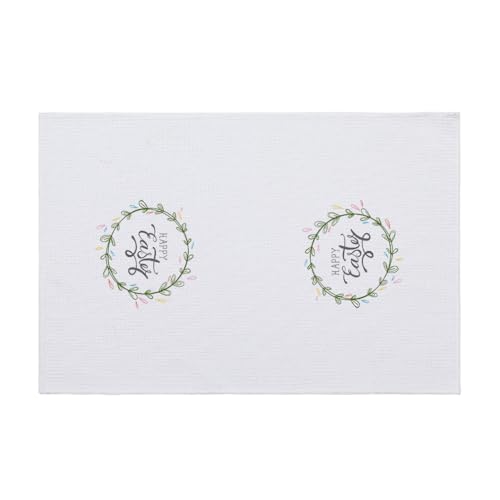 Geschirrtücher Blattgrüne Ostern Handtücher Waffeltücher Küchentücher Geschirrhandtücher Saugfähige Trockentücher Küche Multi-Purpose Abtrockentücher Küche Handtuchset 4 Stück (40x60cm) – Bild 3