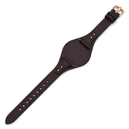 Bracelet de montre en cuir véritable 18 mm haute qualité pour Fossil ES3748