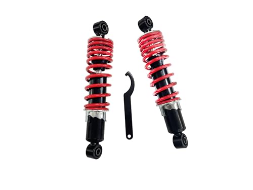 Amortisseur avant moto 270mm à ressort rouge renforce la suspension arrière des quads 90cc