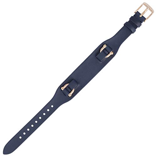 Uhrenarmband 06mm Leder Blau - ES-3857 | LB-ES3857