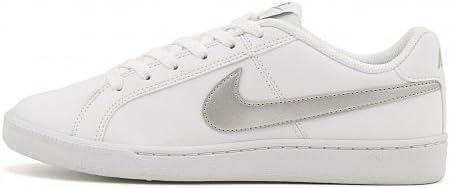 Amazon ナイキ Wmns Court Royale Sl ウィメンズコートロイヤルsl 8446 100 ホワイト メタリックシルバー Nike ナイキ スニーカー