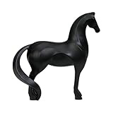 Esthétique fantaisiste et réconfortante : avec un joli motif animal décoratif en résine, cette pièce capture l'esprit ludique d'un poney, ce qui en fait un accent de haute qualité idéal pour les étagères de chambre d'enfant et les zones d'exposition jeunes pour un fils ou une fille.