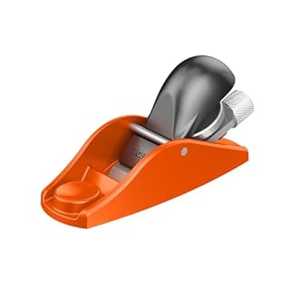 JORGENSEN No.101 Mini Wood Planer - Mini Hand Planer for Woodworking, Block Plane, Small Hand Plane for Trimming, Wood Planing, Craft, Professional Ductile Iron Body, Adjustable Cutting Depth