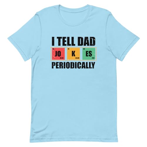 Dad blagues outfit humour scrabble t-shirt ocean blue