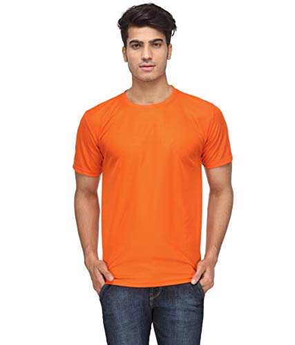 Image of Round Neck Men's Polyster Blend dri fit Tshirts