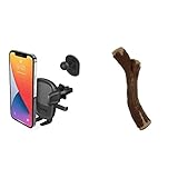 iOttie Easy One Touch 5 Air Vent Universal Car Mount Phone Holder & Nylabone Real Wood Stick Strong...
