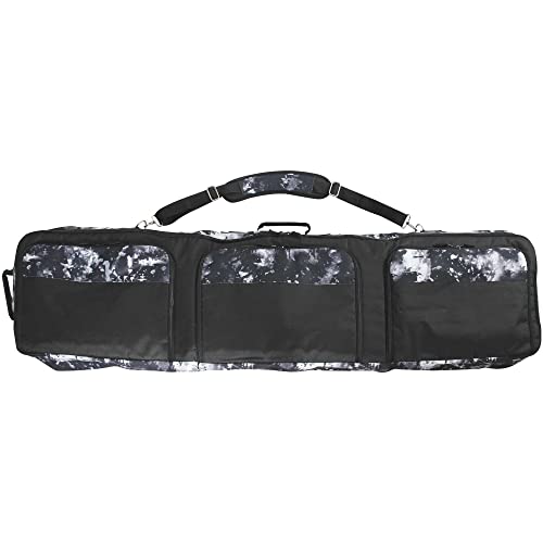North Coast NW-5009 BK 3-Way Snowboard Case, (Stores Clothes, Boards, Boots, Accessories, Etc.) (Full Cushion Pads Provide Impact Reduction During Moving), 3 Independent Pockets for Separate Items