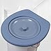 Fenteer Portable Toilet Seat for Elderly Universal Rural Thickened Bucket Toilet Seat Outdoor for Boat Beach Hiking Long Trips Potty, Without seat Cover