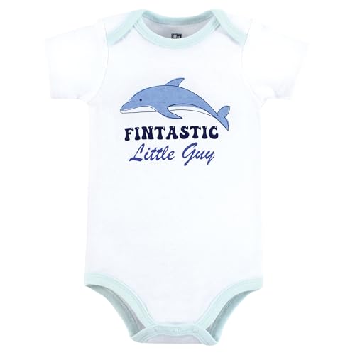 Image of Hudson Baby Unisex Baby Cotton Bodysuits 5-pack