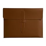 Elegante Leder-Aktenmappe in Briefgröße, Dokumententasche für Reisen, Geschäftstreffen, Büro-Management, professionelle Aufbewahrungstasche