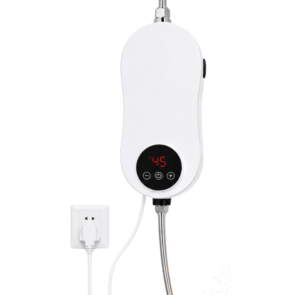 Drumstone (𝐒𝐩𝐞𝐜𝐢𝐚𝐥 𝟏𝟓 𝐘𝐞𝐚𝐫𝐬 𝐖𝐚𝐫𝐫𝐚𝐧𝐭𝐲) Electric Instant Tankless Water Heater, Rapid Heating Hot Water Faucet, Compact Geyser Tap for Kitchen, Bathroom, Home & Daily Use-image-39