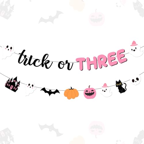 Décoration suspendue Halloween 3 ans supérieure en bannière triple