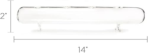 Miniatura 4 de Chive Florero de flores "Hudson Flute" con múltiples cámaras, bonitos y hermosos jarrones de vidrio para flores y plantas de interior, grande (4