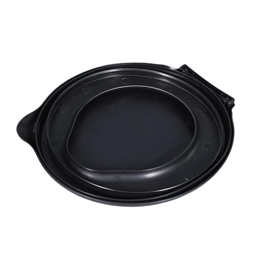 Asientos de inodoro portátiles para camping con tapa, asientos de inodoro para emergencias, asientos de inodoro al aire libre para camping, senderismo, coche, barcos