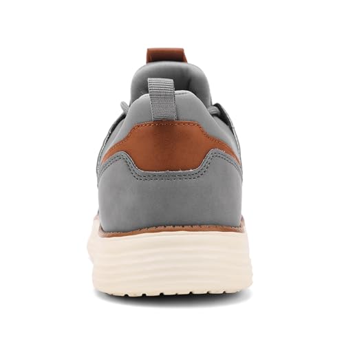 Men's Fashion Dress Mesh Sneakers Casual Walking Business Oxfords Lace-Up Comfortable Breathable Lightweight Shoes3