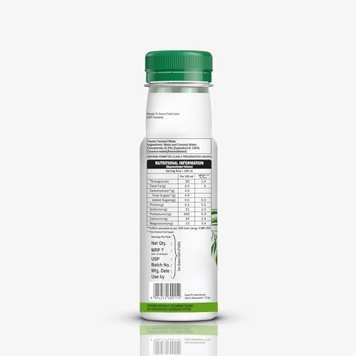 Image of Storia Tender Coconut Water- No Added Sugar - Pack of 18 X 200 ml PET Bottle | Everyday hydration pack