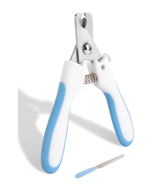 AIXINPET Dog & Cat Nail Clippers and Trimmers - with Free Nail File, Protective Guard to Avoid Over Cutting, Extra Sharp Blade - Suitable for Small to Large Dogs & Cats, Birds and Rabbits (Small)-eUxaC5Br
