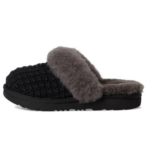 UGG Kids' K Cozy Ii Knit Slipper, Black, 4 - image 4