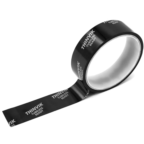 Thinvik Ruban de Jante Tubeless - Largeur 21mm x Rouleau 10m | Ruban Étanche Anti-Crevaison pour...