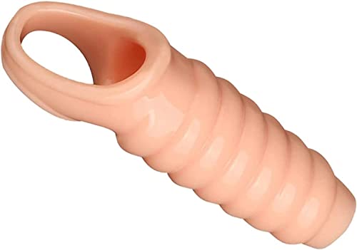 Tollew 98512785412798587 New Soft Realistic Sleeve Extender Sheath For Men Male Enhancement Extension Sleeve Massage 8756 cover