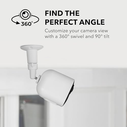Support Métallique Murale Ajustable pour Caméras Arlo (2 Pack) - Geekodrome: Boutique d'accessoires geek Fixation Arlo