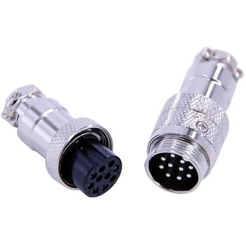 Aviation Plug Cable GX16 10 Pin Wire Connector Straight Male and Female Cover
