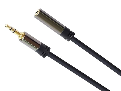 Cable extensor audio 3.5mm macho a hembra 1.5m miniatura 4