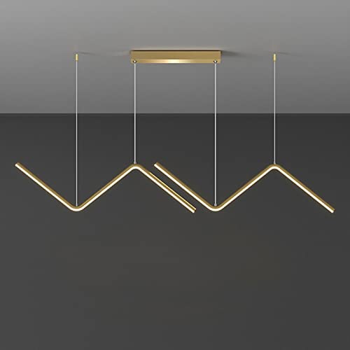 Lampe suspendue linéaire réglable avec éclairage LED blanc chaud