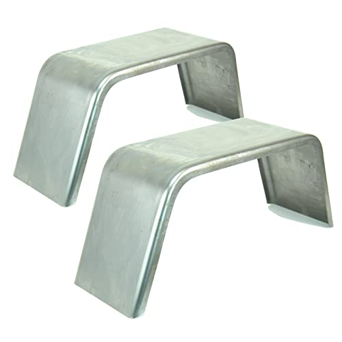 Sturdy Built (Qty 2)- Cold Rolled Steel Square Utility Trailer Fenders 10'' x 32'' x 13'', 22952-2