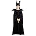 thematys® Disfraz de Bruja Negra para Mujer Cosplay, Carnaval y Halloween - Talla única 160-180cm
