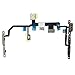 OnlyTech - Nappe Interne des Boutons Power, Volume, Silencieux, du Flash du Micro secondaire de l'iPhone 8 Plus avec Supports métalliques assemblés - Pièce détachée Compatible Apple