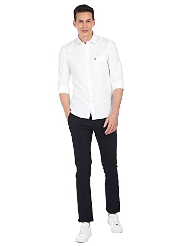 Image of U.S. Polo ASSN. Men's Cotton Slim Fit Shirt