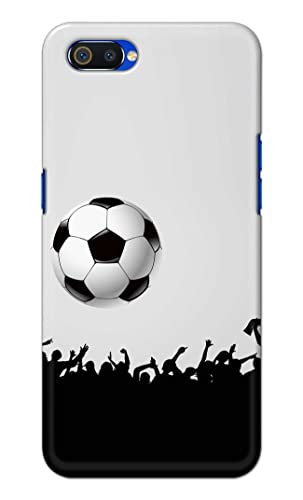 Image of Printed Hard Back Cover Case for Realme C2 | Oppo A1K Back Cover (Football Icon) -702
