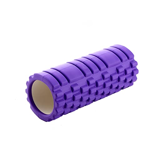 10*30cm Medium Density Round Foam Roller, Deep Tissue Massager Tools for Physical Therapy Massage Help Back and Leg Neck Muscle Recovery, Myofascial Trigger Body Point Release, Purple