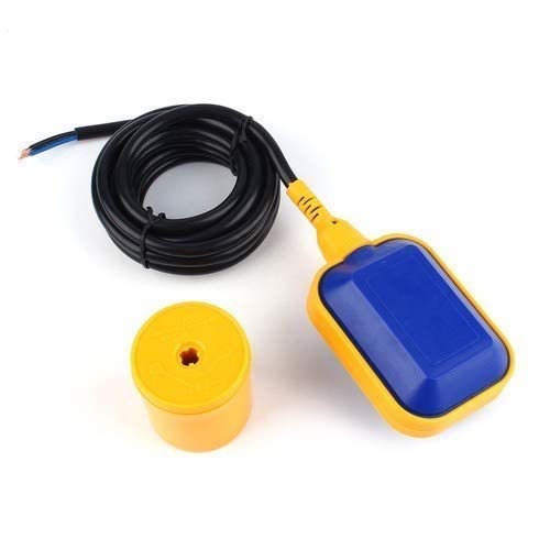 Jenix 220/250 Volts IP 68 Water Tank Float Sensor Switch for Water Level Controller with 3 Mtr Cable Wire Select NO/NC, Pack of (1)