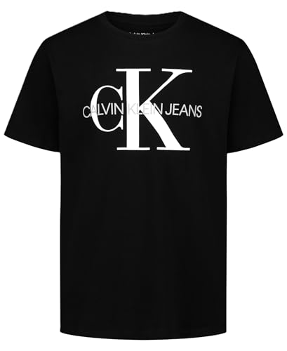 Calvin Klein Boys' Short Sleeve Logo Crew Neck T-Shirt...