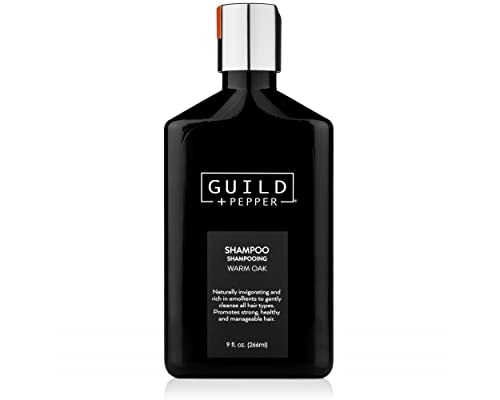 Guild + Pepper Shampoo - 9oz - Promotes Strong and Healthy Hair, All Hair Types, Zero Parabens, Sulfates, and Phthalates