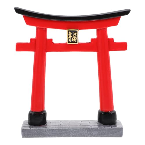 Toddmomy Ornement Torii Japonais Miniature 2.75X2.75X0.59In Sculpture Zen pour Aquarium Décoration Paysagère Aquarium Et Jardin