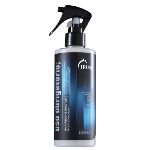 Truss Reconstrutor Uso Obrigatório | Tratamento Capilar com Proteção Térmica, Brilho e Redução de Quebra | 260ml