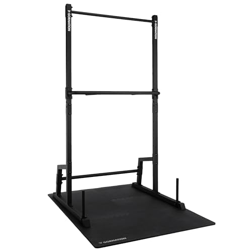 GORNATION Power Tower Multifuncional, Barra de Dominadas, Pull Up Station, Estación de Ejercicio y Calistenia, Maquina Multifuncion Musculación, Ideal para Home Gym, Fitness & Home Workouts