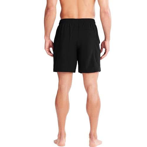 Image of Under Armour Men's Compression Lined Volley Swim Trunks, UPF 50+ Sun Protection, Drawstring Closure & Elastic Waistband