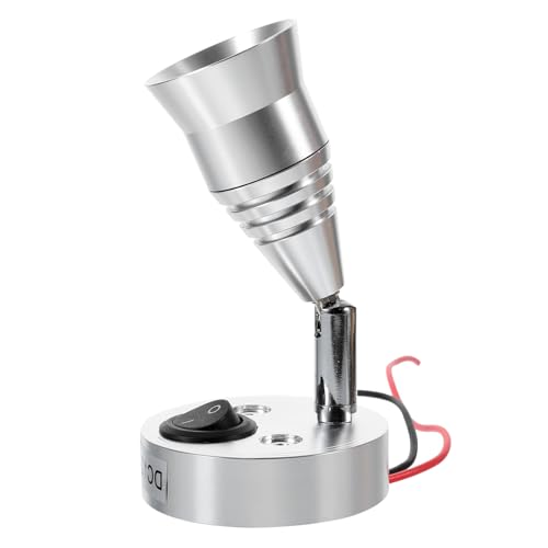 Zerodeko 24v Led Rv Reading Light with Warm White Light for Vehicles Efficient for Study and Reading Use