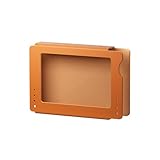 Phinistec F18 MP3 Player Case Only, Leather Protective Case for F18 Retro Music Player (Orange)