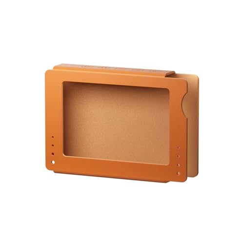 Phinistec F18 MP3 Player Case Only, Leather Protective Case for F18 Retro Music Player (Orange)