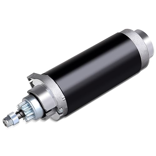 Image of SCITOO Starter Motor MOT3005 5735N for Mercury for Mariner Outboard Marine 65 80 90 115 140 150 175 Hp ‎12 Volt CCW 10-Tooth Pinion