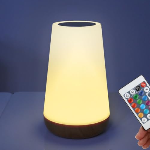 Lámpara táctil colorida para mesa de noche pequeña miniatura 4