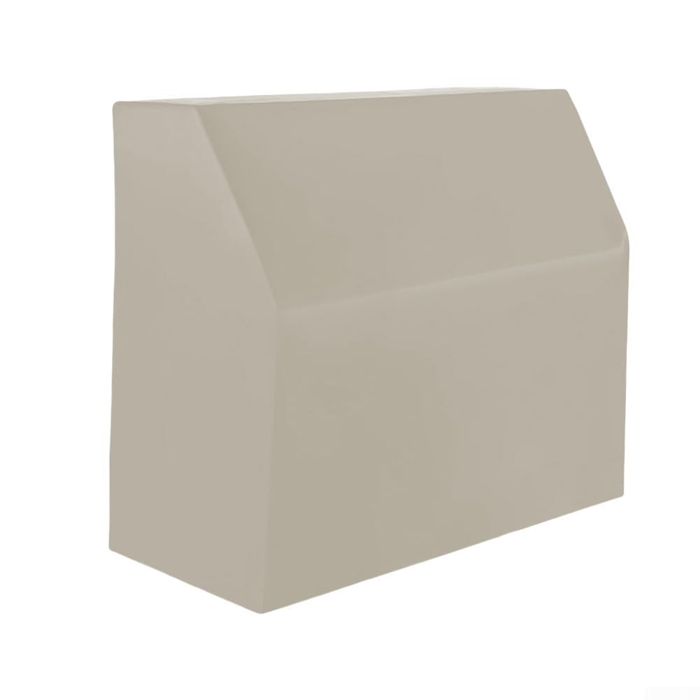 Copertura impermeabile e antipolvere per pianoforti verticali, realizzata con tessuto Oxford rivestito in argento per prevenire danni da sole e umidità, con coulisse regolabile (metri bianchi)