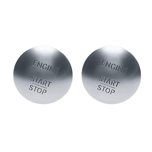 Bouton de démarrage à poussoir ABS pour Mercedes Classe A B C E 2 pièces